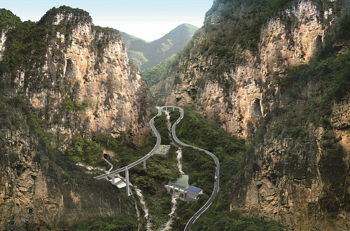Survey and Design from Mianzhu to Maoxian Highway in Sichuan